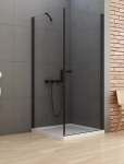 NEW TRENDY Kabina prysznicowa NEW SOLEO BLACK wspornik skośny