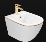 REA C6990 BIDET CARLO MINI GOLD EDGE