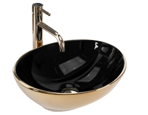 REA U4527 UMYWALKA NABLATOWA  SOFIA IN BLACK GOLD