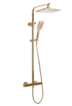 REA P7102 ZESTAW PRYSZNICOWY  TOM GOLD Z TERMOSTATEM