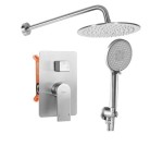 REA P4800 ZESTAW PRYSZNICOWY PODTYNKOWY VERSO NIKIEL SZCZOTKOWANY + BOX