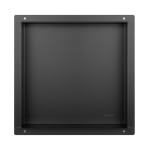 BALNEO Półka wnękowa bez kołnierza Wall Box No rim 30 x 30 x 10 cm, czarna