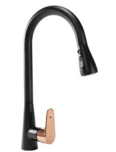 REA B4801 BATERIA KUCHENNA MILD CZARNA RÓŻOWO ZŁOTA