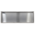 BALNEO Półka wnękowa bez kołnierza Inox 90 x 30 x 7 cm,ze stali nierdzewnej szczotkowanej
