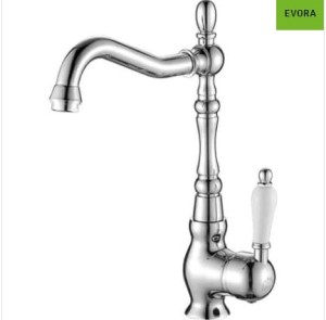 LAVEO EVORA - BATERIA ZLEWOZMYWAKOWA STOJĄCA Z WYLEWKĄ L CHROM 