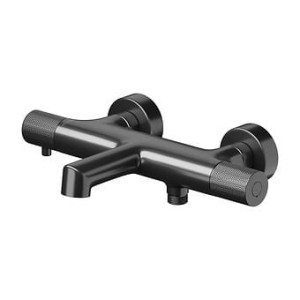 CERSANIT BATERIA WANNOWO-NATRYSKOWA TERMOSTATYCZNA ŚCIENNA ZEN GUN METAL
