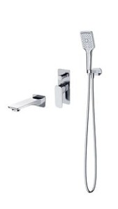 CERSANIT SET B729: ZESTAW WANNOWY PODTYNKOWY LARGA CHROM