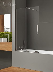 New Trendy Parawan nawannowy SMART CHROM przesuwny 80-160x150 cm