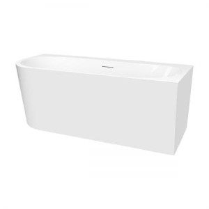 OLTENS Hulda wanna wolnostojąca 160x75 cm narożna prawa biały połysk