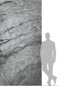 Fornir kamienny Silver Grey 305x122x0,2 cm