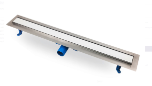 OKEDA ODPŁYW PRIME LINE WHITE GLASS-BEZPIECZNE SZKŁO