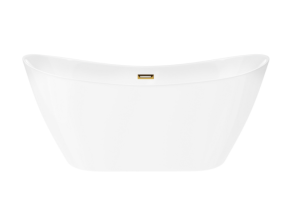 Corsan Wanna wolnostojąca  Nauti 160 cm z wykończeniem złotym