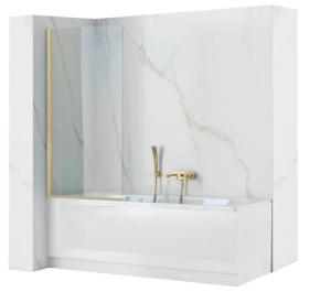 REA W6600 PARAWAN ELEGANT ZŁOTY SZCZOTKOWANY 70 NAWANNOWY