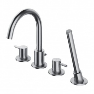 OMNIRES Y bateria wannowa 4-otworowa nikiel