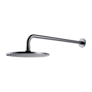 OMNIRES Deszczownica z ramieniem, ø25 cm nikiel