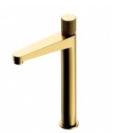 OMNIRES CONTOUR bateria umywalkowa wysoka złota szczotkowana