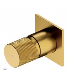 OMNIRES Bateria prysznicowa podtynkowa CONTOUR złota szczotkowana