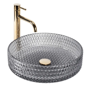 REA U8880 UMYWALKA NABLATOWA CRISTAL GREY 39