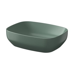 CERSANIT UMYWALKA NABLATOWA LARGA BY CERSANIT 50x38 PROSTOKĄTNA ZIELONY MAT