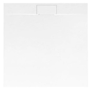 REA BRODZIK PRYSZNICOWY BAZALT WHITE 90X90