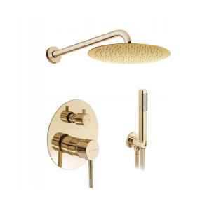 VELDMAN ZŁOTY ZESTAW PODTYNKOWY COSTA GOLD DESZCZOWNICA SLIM 30