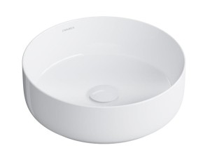OMNIRES Umywalka nabatowa Tulsa ø36 cm biały mat