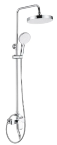 REA ZESTAW PRYSZNICOWY  BLOOM BIAŁY CHROM