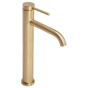 REA B5329 BATERIA UMYWALKOWA CLIF ZŁOTA SZCZOTKOWANA GOLD BRUSH WYSOKA