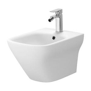 CERSANIT BIDET ZAWIESZANY LARGA SQUARE Z UKRYTYM MONTAŻEM BIAŁY MAT