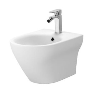 CERSANIT BIDET ZAWIESZANY LARGA OVAL Z UKRYTYM MONTAŻEM BIAŁY MAT