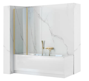 REA PARAWAN  AGAT-2 100 NAWANNOWY SKŁADANY ZŁOTY SZCZOTKOWANY