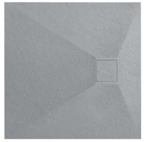 REA BRODZIK PRYSZNICOWY MAGNUM GREY 90X90