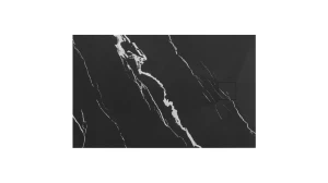 REA BRODZIK PRYSZNICOWY MAGNUM CARRARA BLACK 80X100