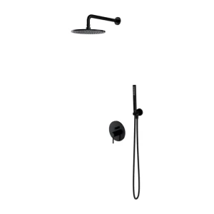 OMNIRES Y system prysznicowy podtynkowy czarny półmat