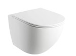 OMNIRES miska wc OTTAWA  49x37 z deską wolnoopadającą biały mat