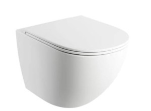 OMNIRES miska wc OTTAWA  49x37 z deską wolnoopadającą biały mat