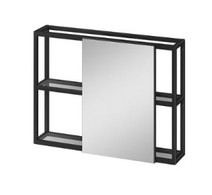 CERSANIT SZAFKA LUSTRZANA ZEN BY CERSANIT 80, CZARNA