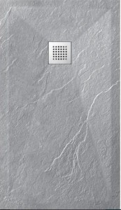 Balneo Stone Tray Brodzik kompozytowy 140 x 90 x 2,5 cm niski prostokątny jasnoszary