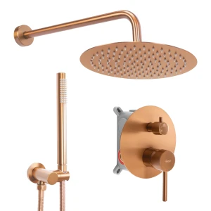 REA P8809 Zestaw natryskowy podtynkowy  Lungo Miedź Szczotkowana + BOX