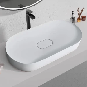 REA U4305 Umywalka konglomeratowa IRIS 71 CM biały mat