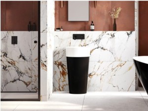 BESCO UMYWALKA WOLNOSTOJĄCA Uniqa B&W +KLIK-KLAK CHROM