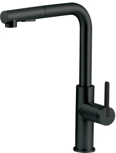 DEANTE MOMI Bateria kuchenna z wyciąganą wylewką czarna