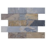 CAPITILE Łupek California Brick naturalny 10x30x0,8-1,3 cm /opakowanie =0,9m2