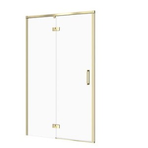 CERSANIT DRZWI KABINY LARGA 120x195 LEWE ZŁOTY MAT SZKŁO TRANSPARENTNE