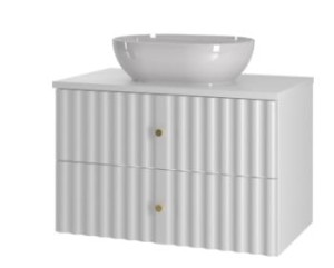 MEGSTYL SZAFKA AQUA-01 BIAŁY MAT 80 3852