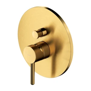 OMNIRES Y element natynkowy baterii prysznicowo-wannowej podtynkowej złoto szczotkowane                                                                     