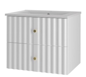 MEGSTYL SZAFKA AQUA-02 BIAŁY MAT 60 3755