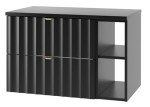 MEGSTYL SZAFKA ARCOS-06 CZARNY MAT 80 3682