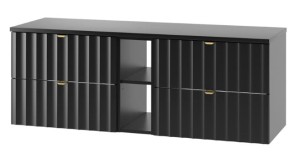 MEGSTYL SZAFKA ARCOS-06 CZARNY MAT 140 3470