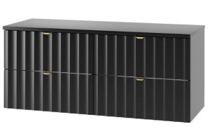 MEGSTYL SZAFKA ARCOS-06 CZARNY MAT 120 3415